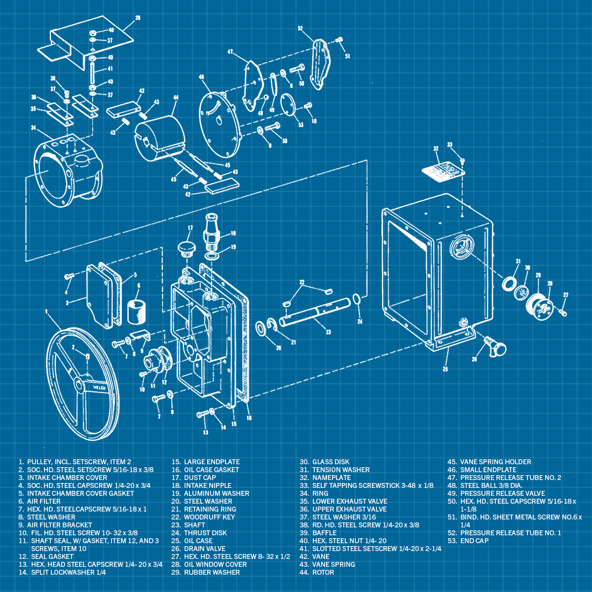 Welch DuoSeal 1380 - SERVICE