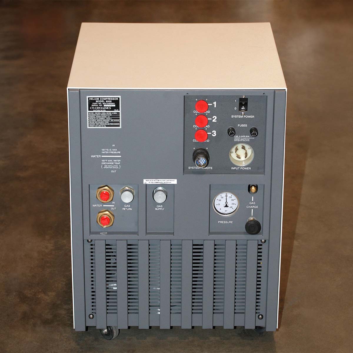 Brooks CTI-Cryogenics 8500 Helium Compressor - REBUILT