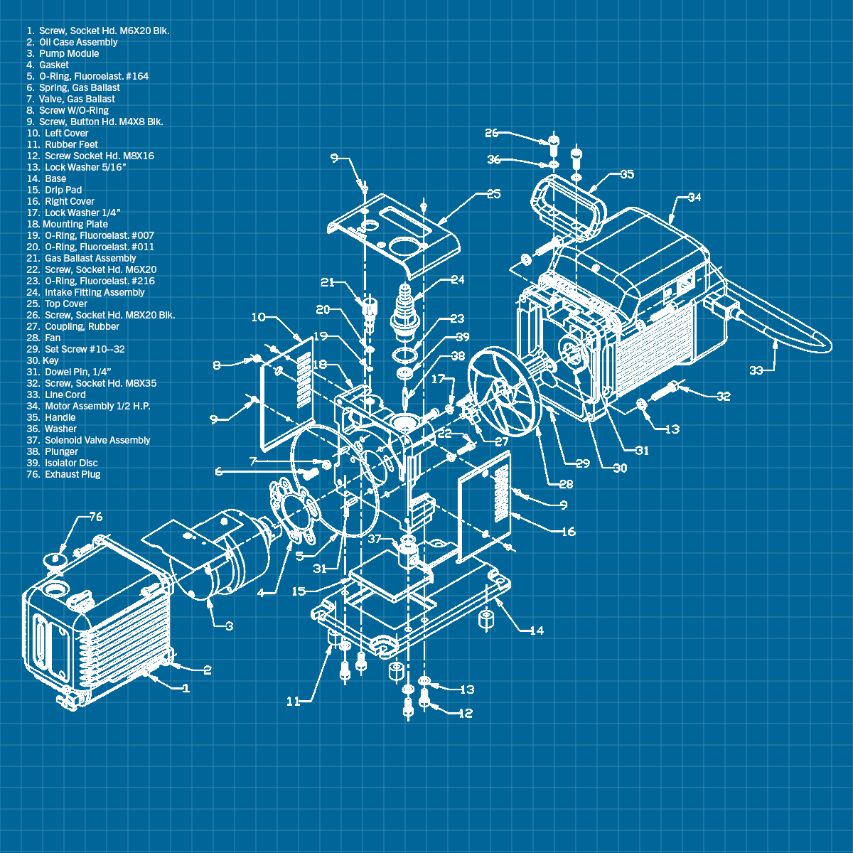 Welch DirecTorr 8912A - SERVICE