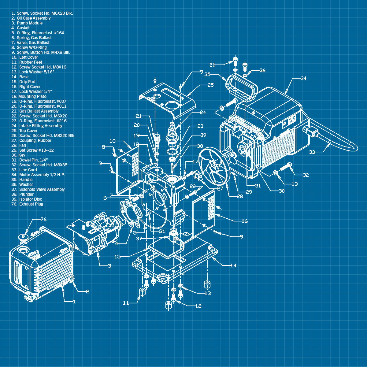 Welch DirecTorr 8917A - SERVICE