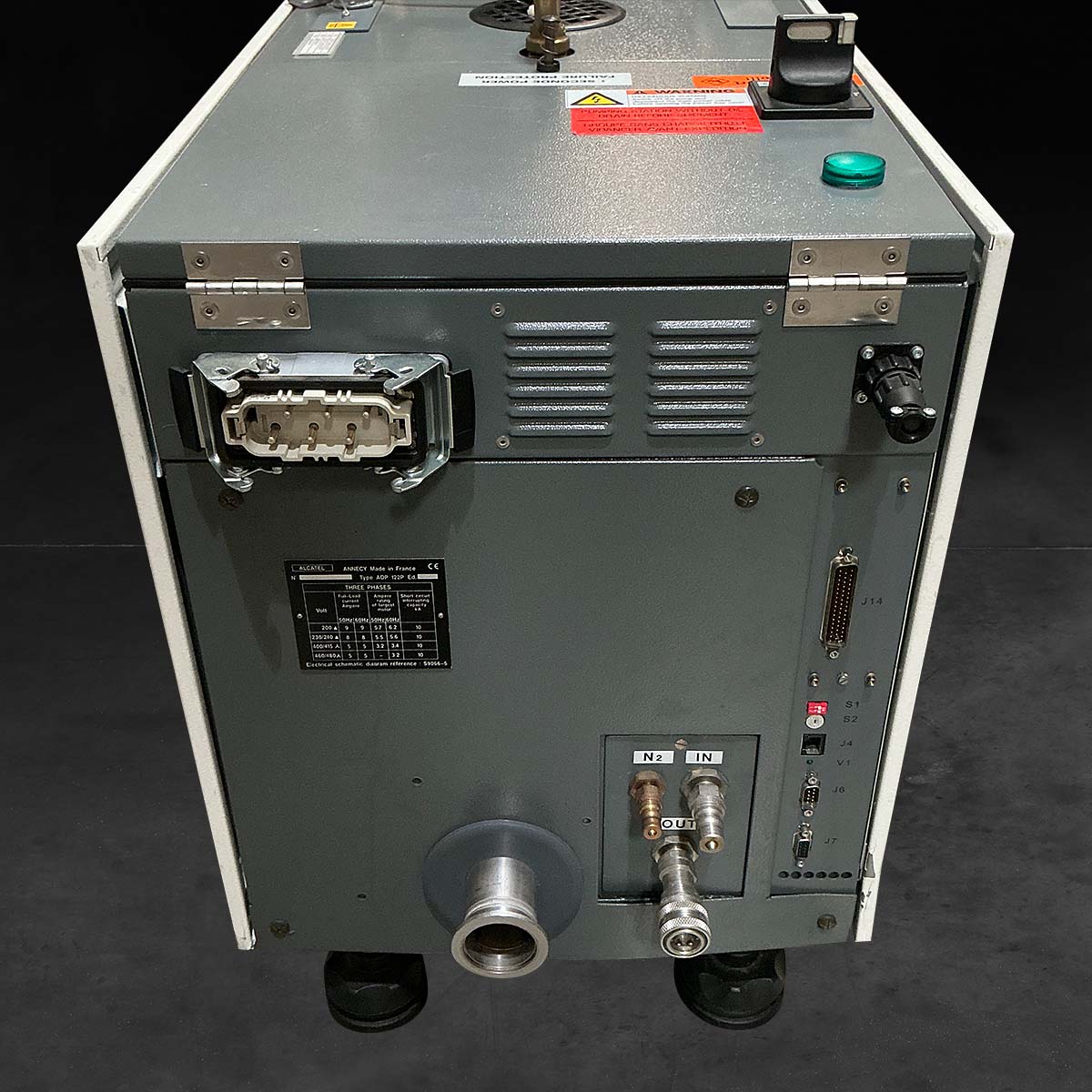 Adixen Alcatel ADP 122 P Semiconductor Dry Vacuum Pump - REBUILT