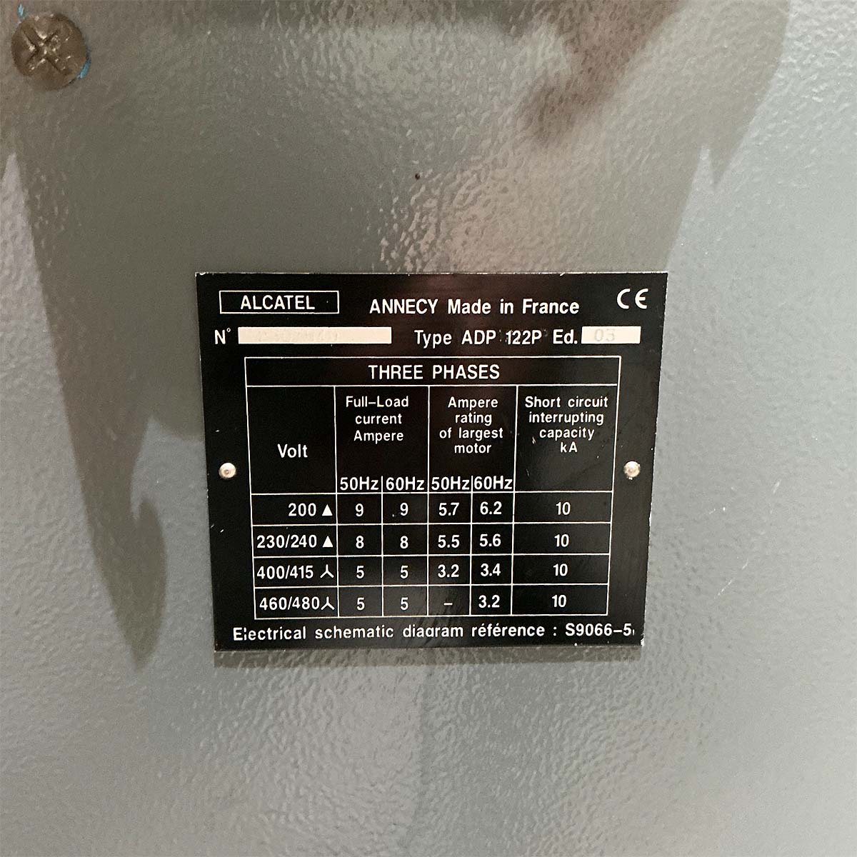 Adixen Alcatel ADP 122 P Semiconductor Dry Vacuum Pump - REBUILT