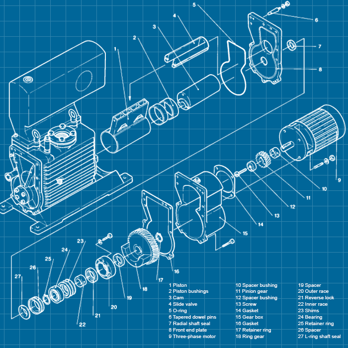 Leybold E 250 - SERVICE