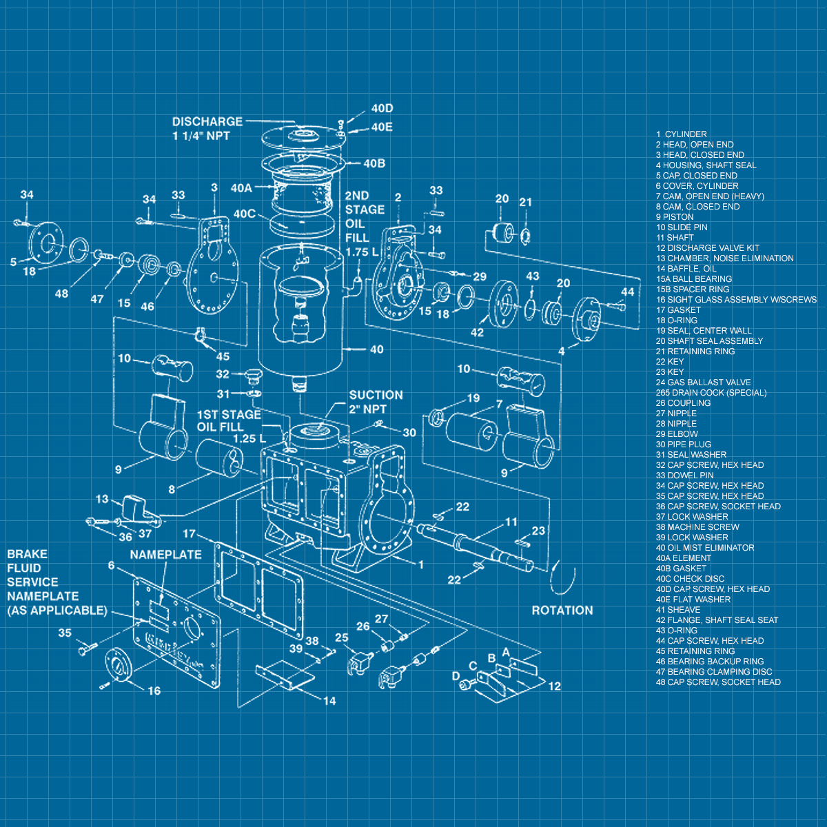 Kinney KC 15 - SERVICE