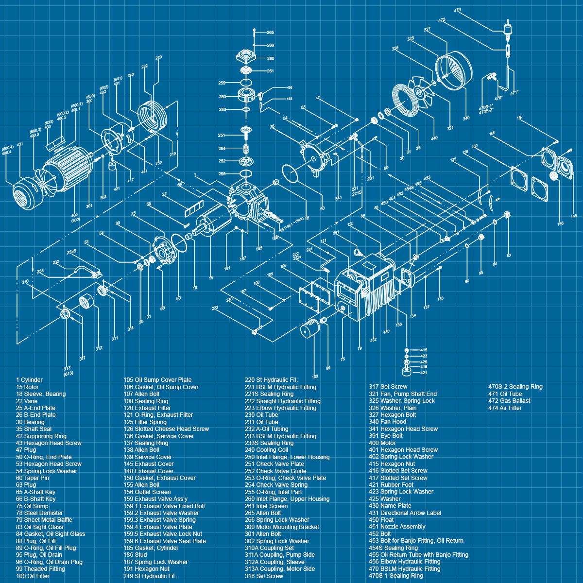 Kinney KVA 100 - SERVICE