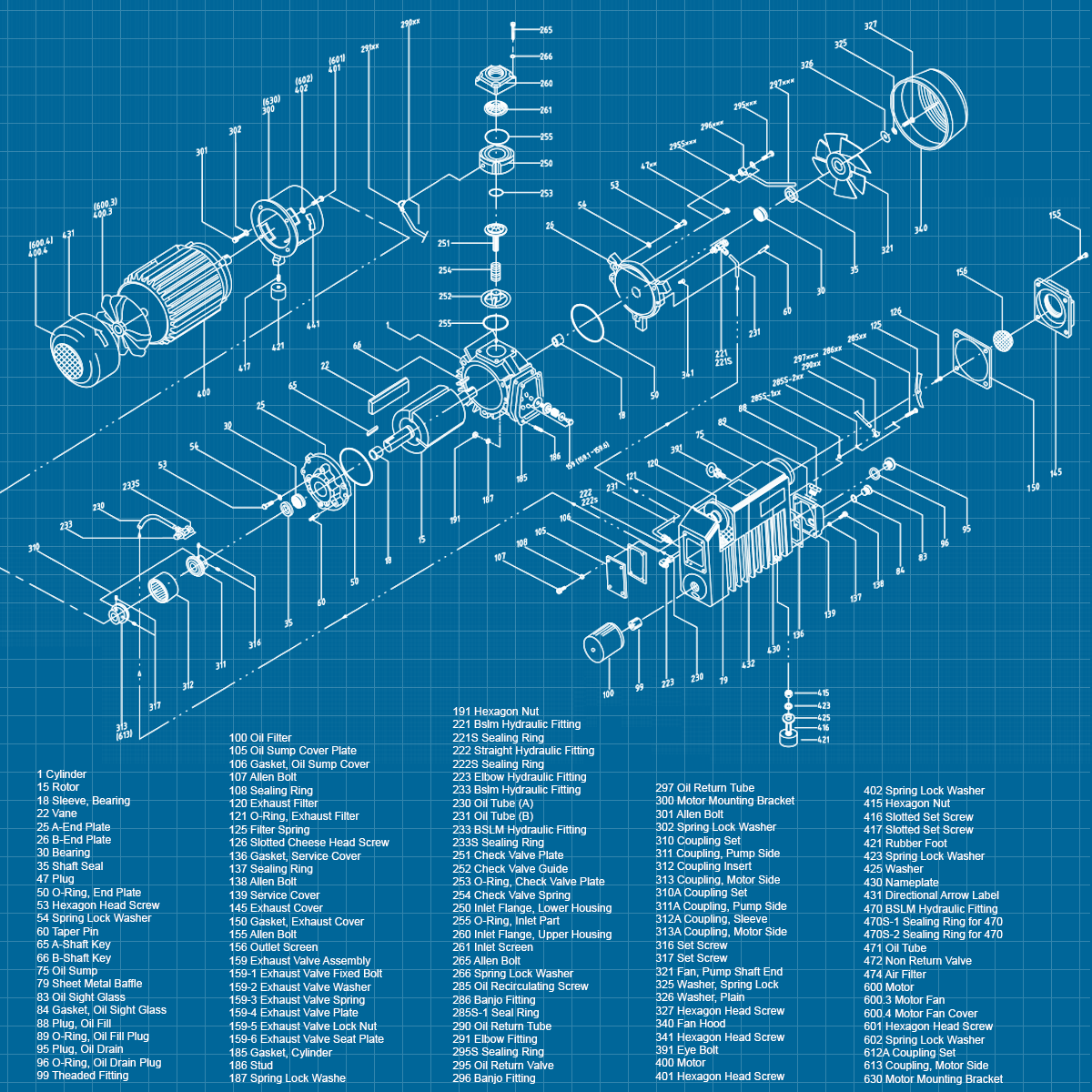 Kinney KVA 25 - SERVICE