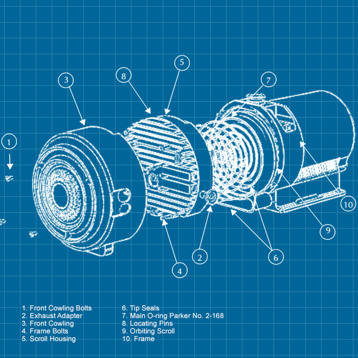 Agilent&#x20;Varian&#x20;TriScroll&#x20;SH-110&#x20;-&#x20;SERVICE