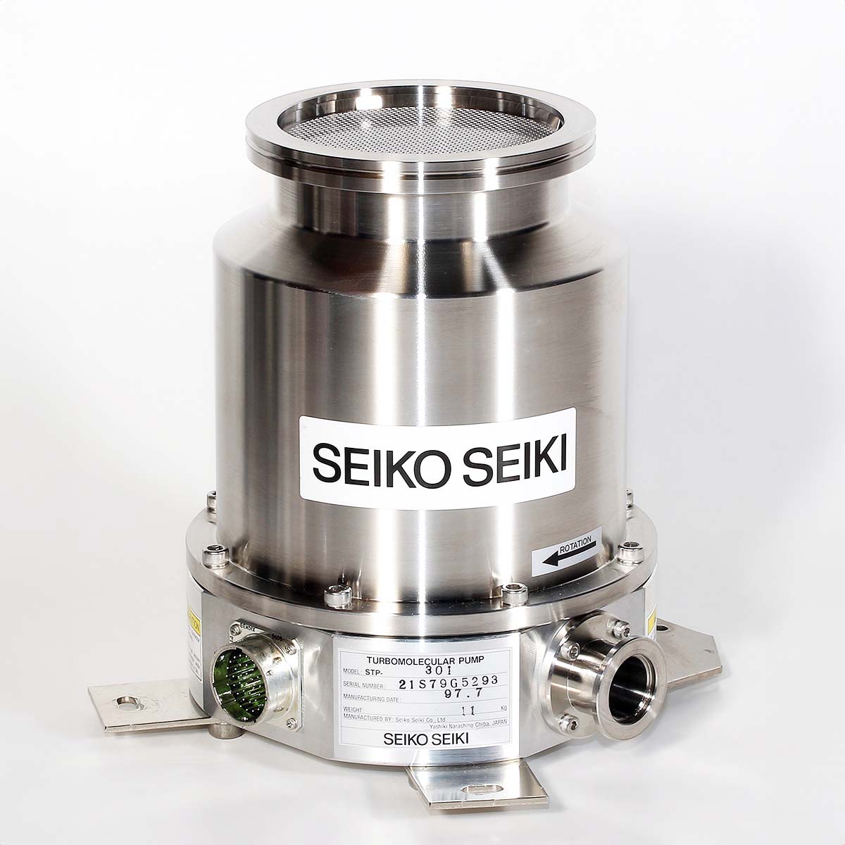 ロータリー三連成型機　STP301 　 Edwards Seiko Seiki STP-301 Turbomolecular Vacuum Pump - REBUILT