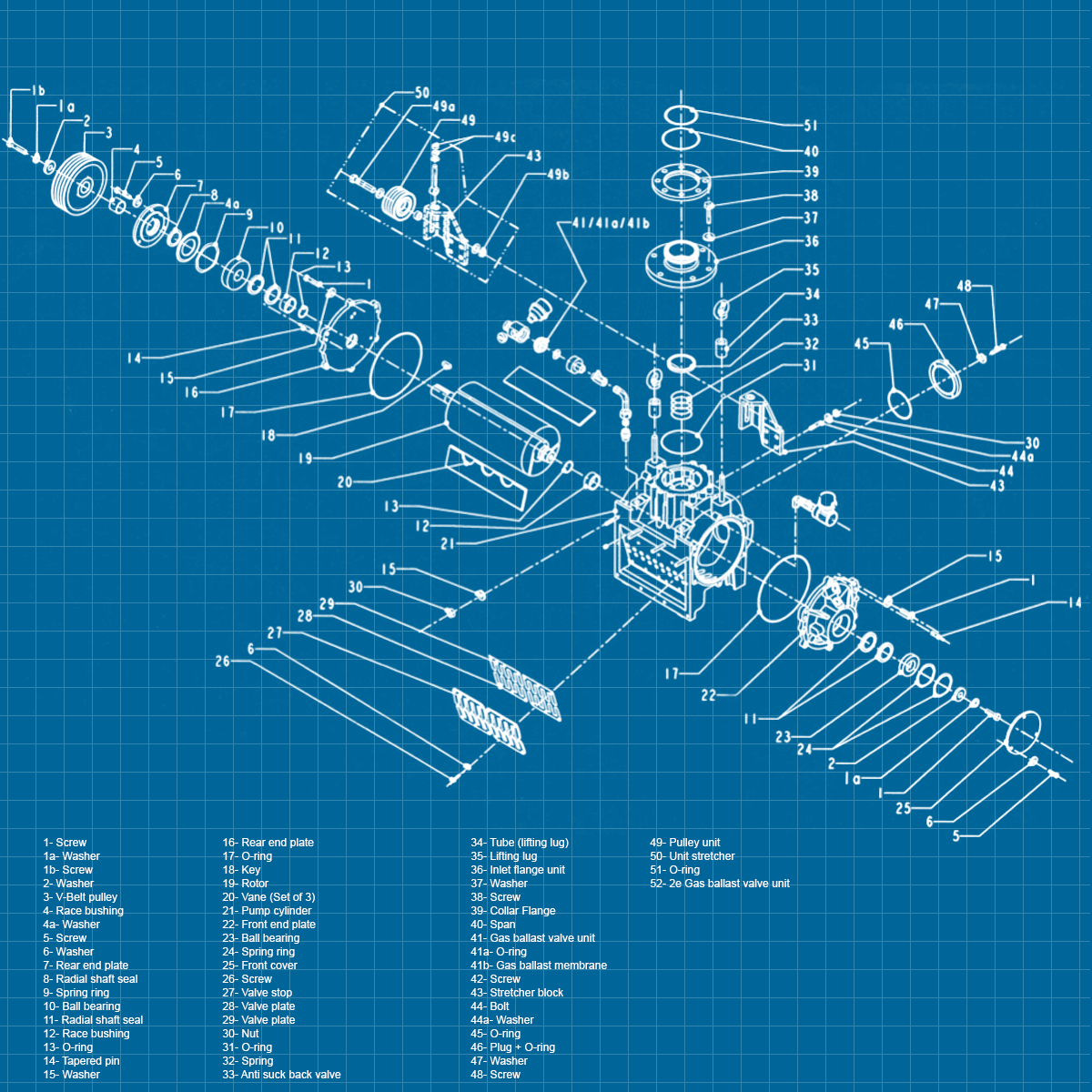 Leybold SV500B - SERVICE