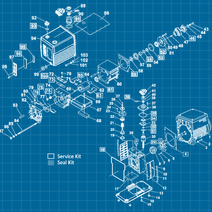 Welch CRVpro 30 - SERVICE