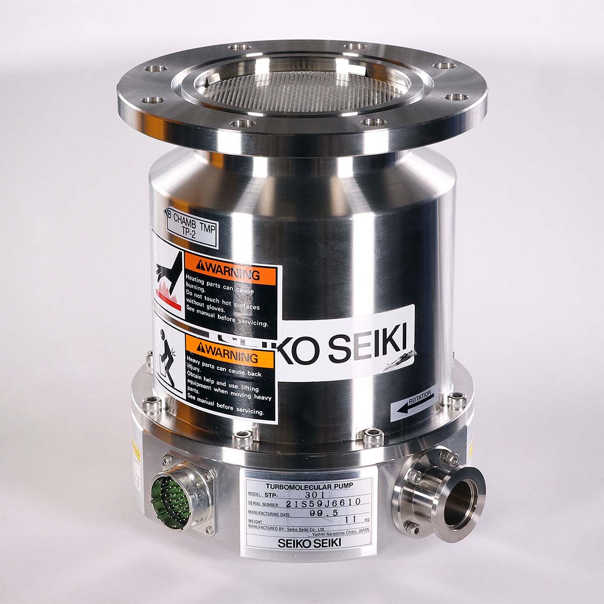 Edwards Seiko Seiki STP-301 Turbomolecular Vacuum Pump - REBUILT